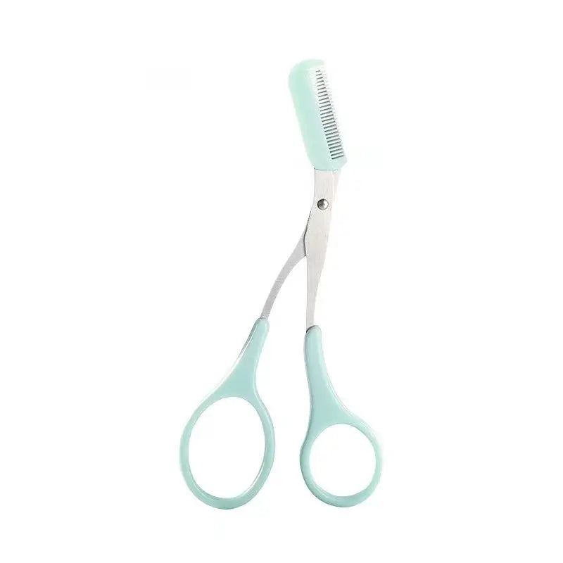 Eyebrow Trimmer Scissor with Comb Lady Woman Men Hair Removal Grooming Shaping
