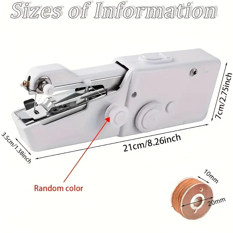 1pc Hand-held Sewing Machine, Small Sewing Machine, Portable Sewing Machine