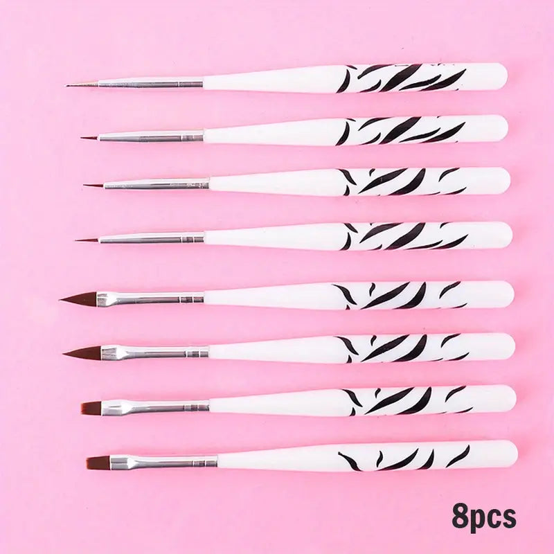 8pcs/Set Multipurpose Professional Paint Brush,Water Color Paint brushes