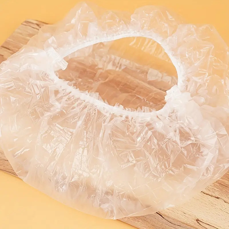 100pcs Disposable Fresh-keeping Cover, Plastic Food Storage Covers, Packaging