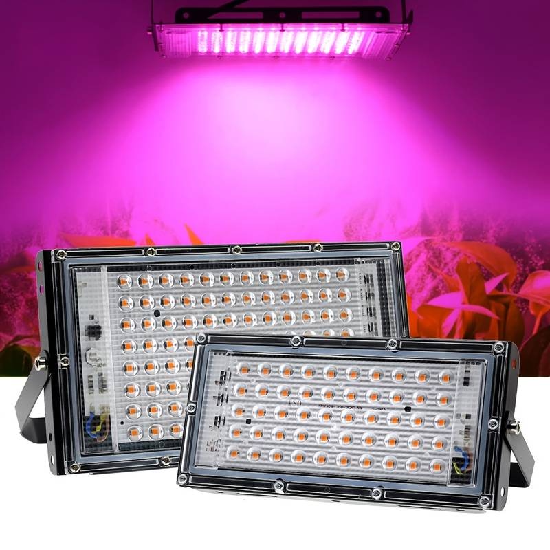 Full Spectrum LED Grow Light With Stand 50w or 100w