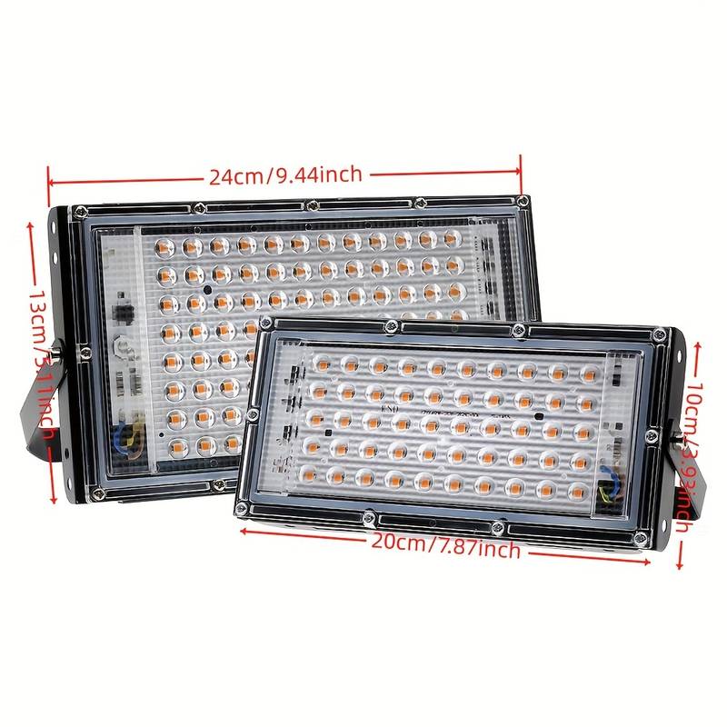 Full Spectrum LED Grow Light With Stand 50w or 100w