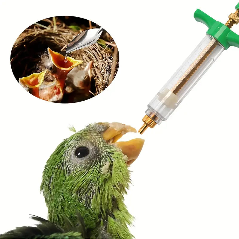 1 sets 20ml or 30ml Reusable Hand Feeding Syringe for Birds