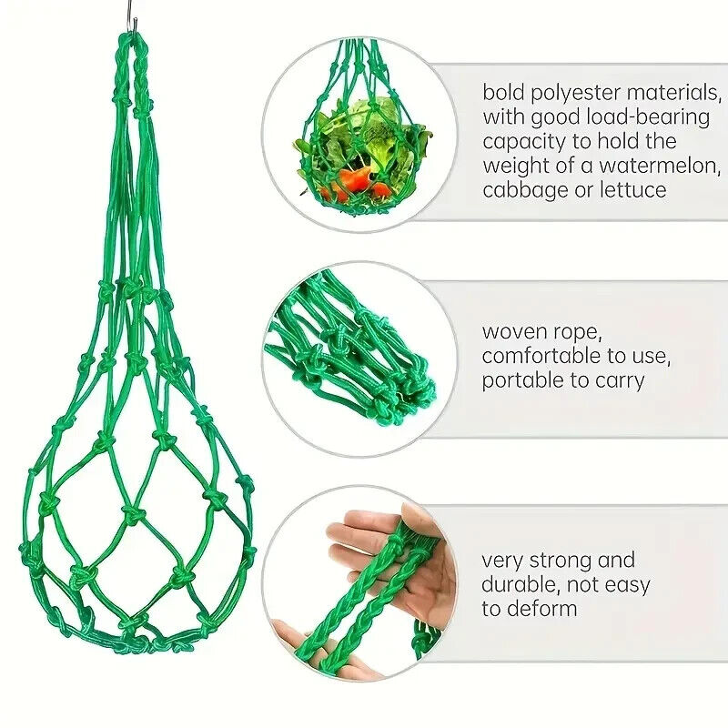 Feed Your Farm Animals with this Chicken Veggies Skewer Fruit Holder & Net