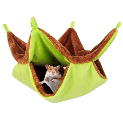 Hamster Hammock Warm Double-layer Clamp Hammock Hanging Squirrel Sleeping Bag