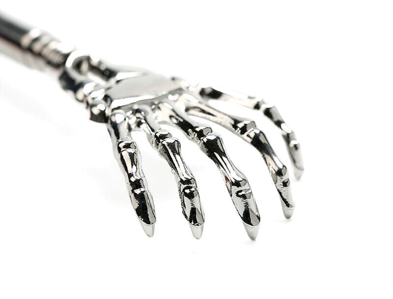 Adjustable Stainless Steel Back Scratcher with Retractable Claw