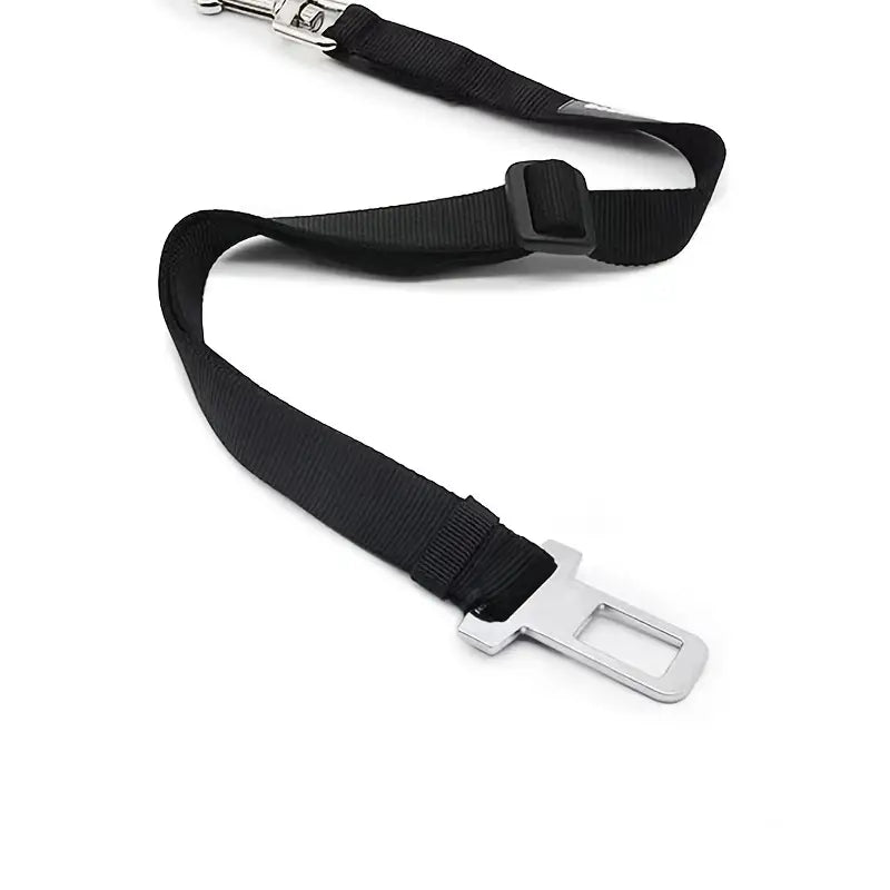 Adjustable Pet Car Leash with Safety Buckle - Securely Restrain Dogs and Cats