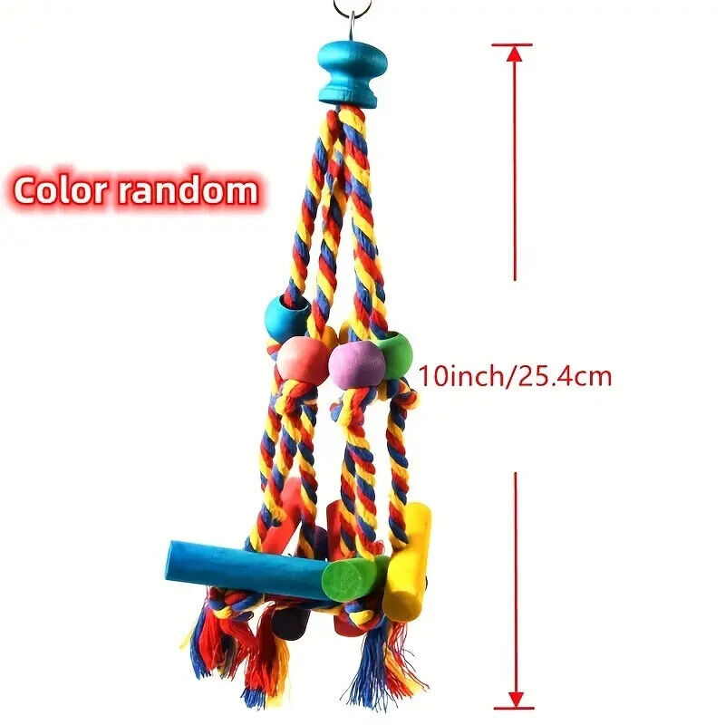 1 PC Bird Chew Fun Rope Parrot toy