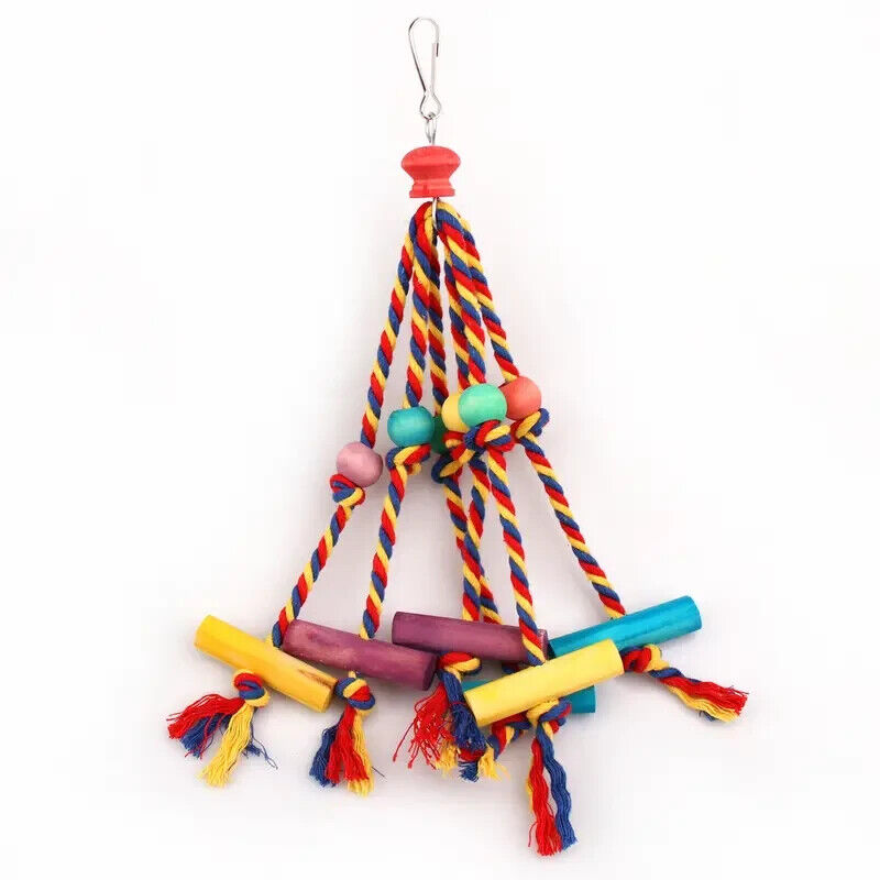 1 PC Bird Chew Fun Rope Parrot toy