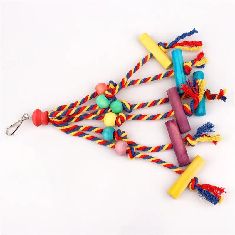 1 PC Bird Chew Fun Rope Parrot toy