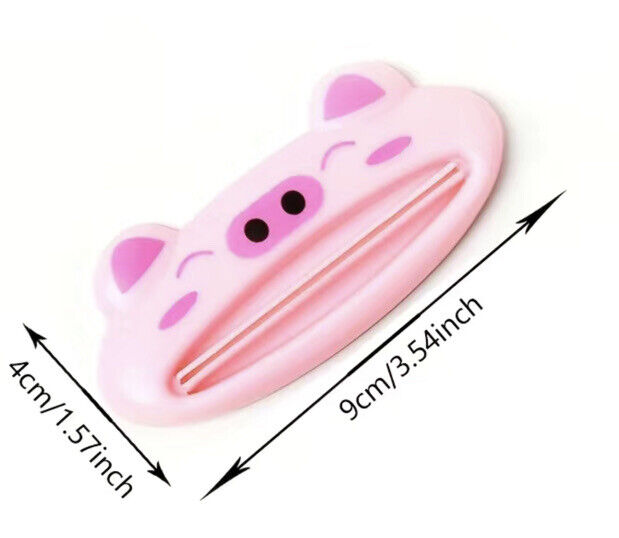 1pc Toothpaste Squeezer, Animal Plastic Toothpaste Rolling Holder Toothpaste