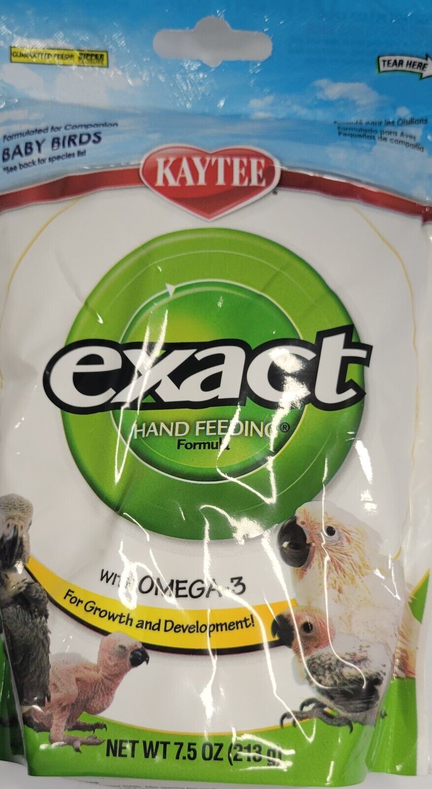 Kaytee Exact Hand Feeding Formula for All Baby Birds 7.5 oz.