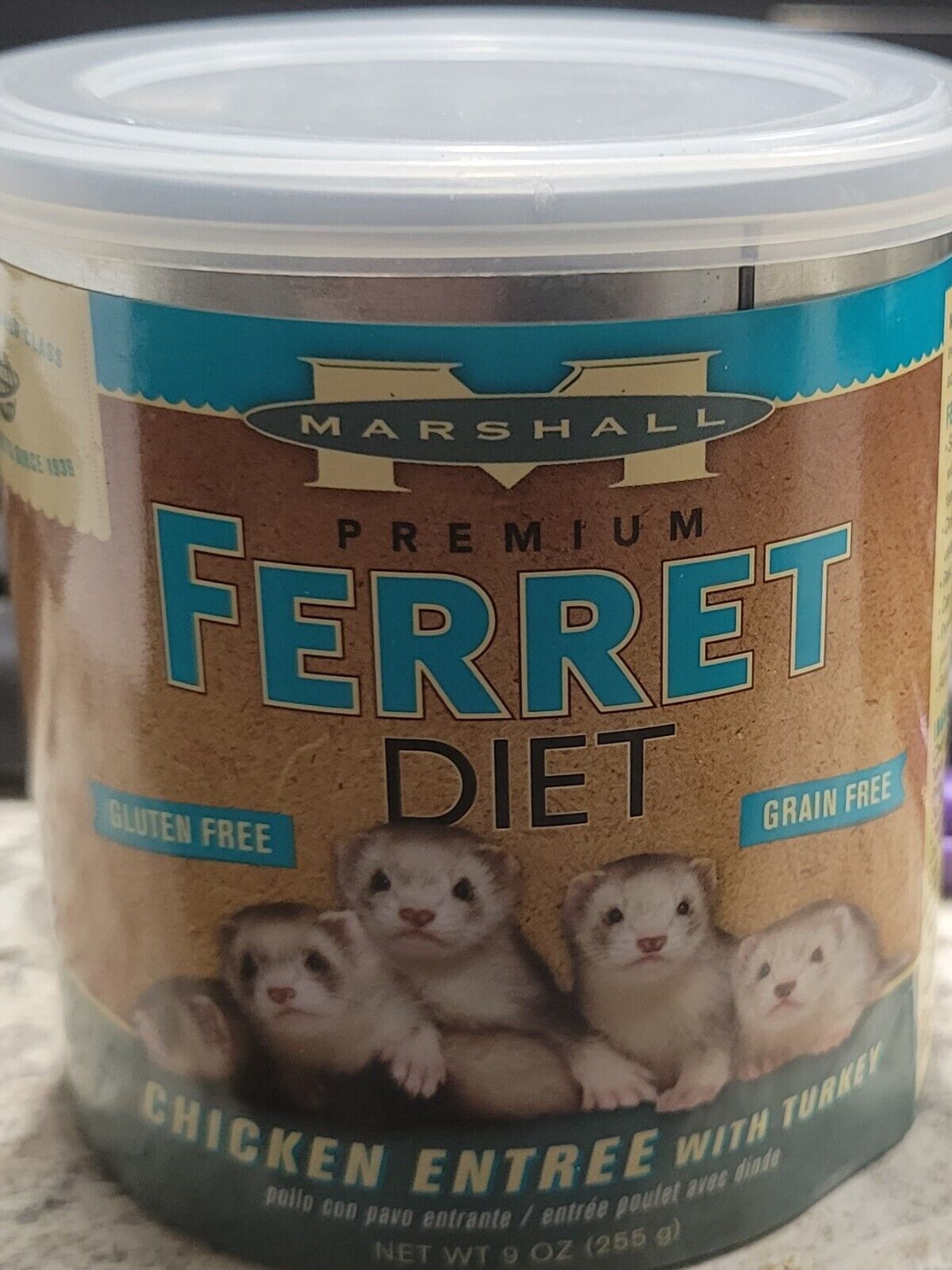 Marshall Premium Ferret Diet Chicken Entr�e with Turkey 9 oz