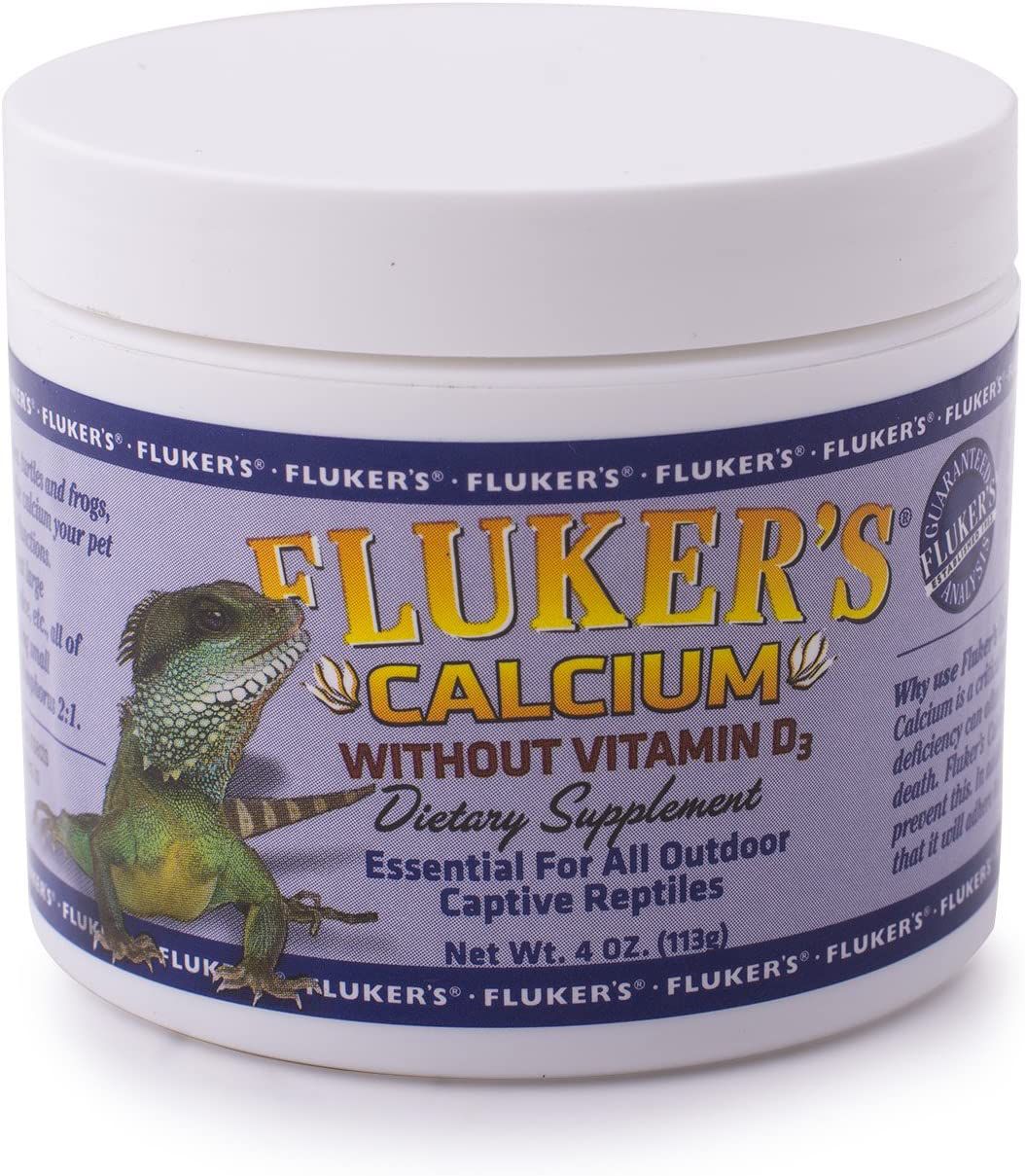 Fluker's Calcium without vitamin D3 2oz. or 4 oz.