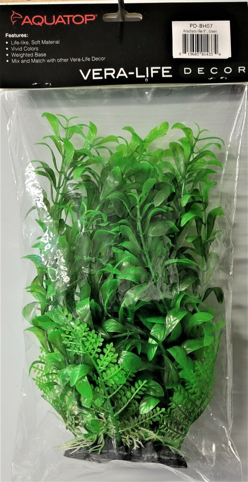 Aquatop Anacharis Aquarium Plant Green 6"-16" Tall with Weighted Base