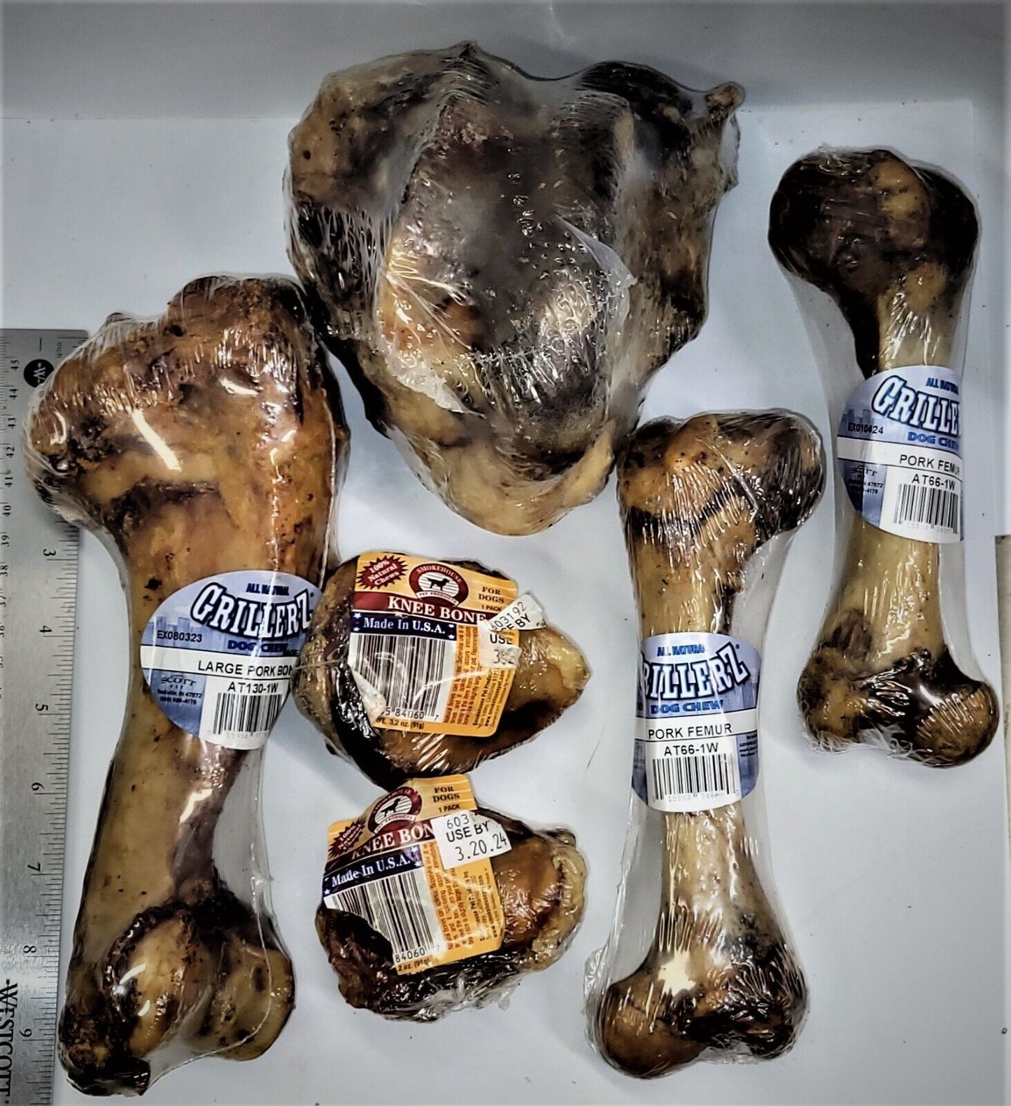 DOG CHEW LARGE DOG BONE BUNDLE 6 PK.