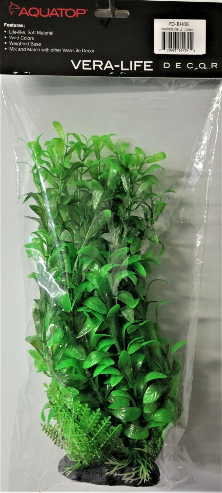 Aquatop Anacharis Aquarium Plant Green 6"-16" Tall with Weighted Base