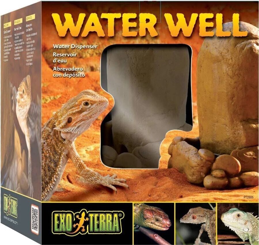 EXO TERRA WATER WELL - WATER DISPENSER - 250 ML - REPTILE WATER DISH