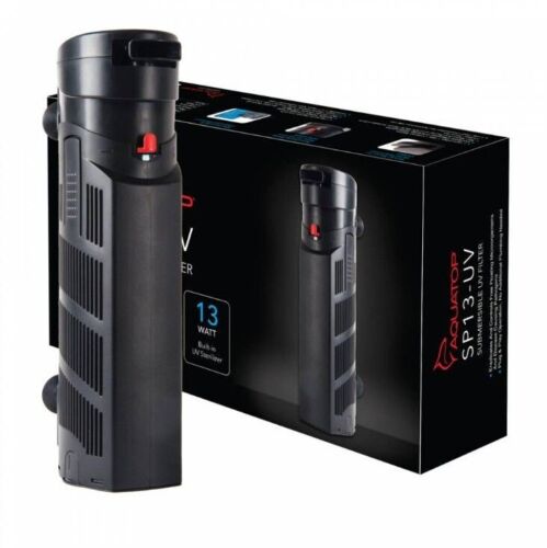 Aquatop Submersible UV Filter with Pump 13W 395 GPH Up to 150 Gal Talk