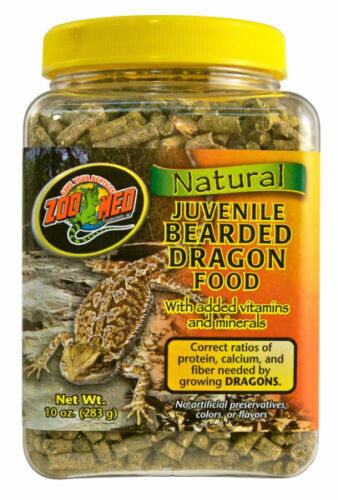NATURAL BEARDED DRAGON FOOD JUVENILE 10oz