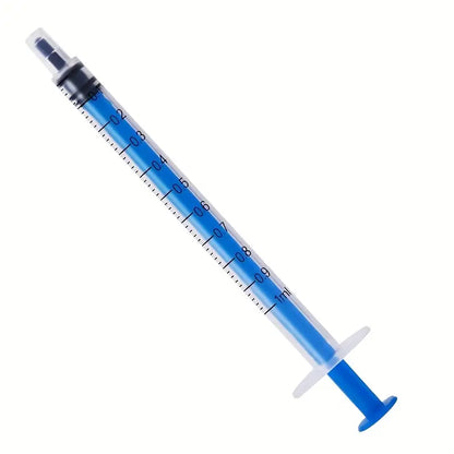 10Pcs 1ML Nutrient Measuring Plastic Disposable Syringe No Needles.