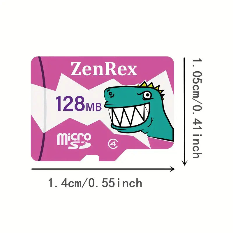 ZenRex Micro SD Card One Pack. 128MB or 512MB