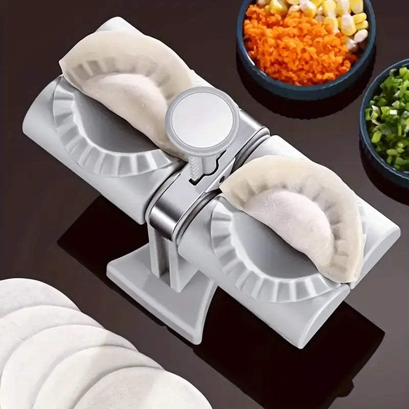 Household Double Head Dumpling Maker Automatic Dumpling Machine Pressing Mould