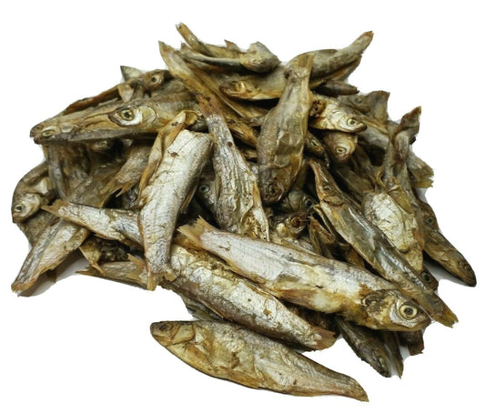Freeze Dried Fresh Water Fish for fish, Turtles and tortoises 2 oz. - 16 oz.  3-5"
