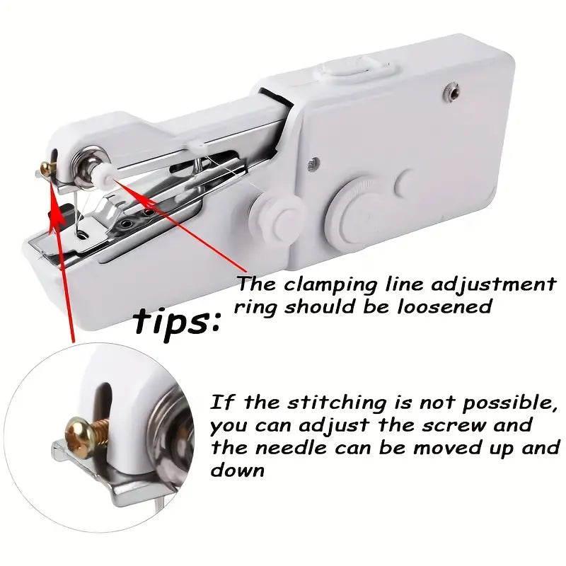 1pc Hand-held Sewing Machine, Small Sewing Machine, Portable Sewing Machine