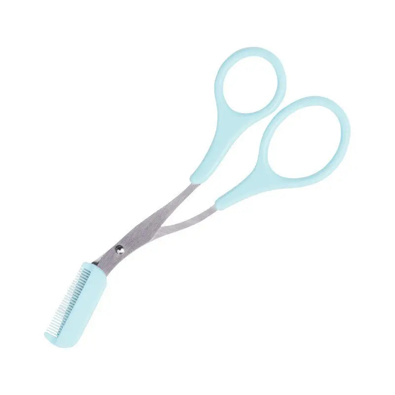 Eyebrow Trimmer Scissor with Comb Lady Woman Men Hair Removal Grooming Shaping