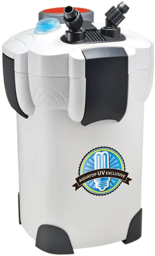 AQUATOP CANISTER FILTER w/UV STERILIZER 370gph