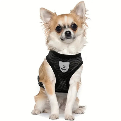 Breathable Mesh Small Dog Pet Harness And Leash Set Puppy Cat Vest Harness Cat