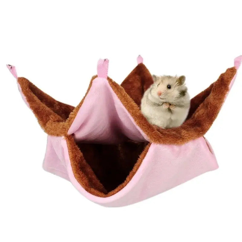 Hamster Hammock Warm Double-layer Clamp Hammock Hanging Squirrel Sleeping Bag