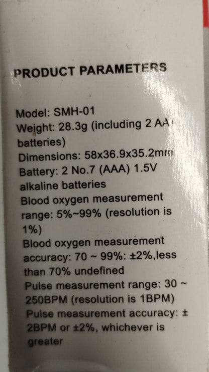 Fingertip Color Display Pulse Oximeter Blood Oxygen meter SpO2 Heart Rate Monitor