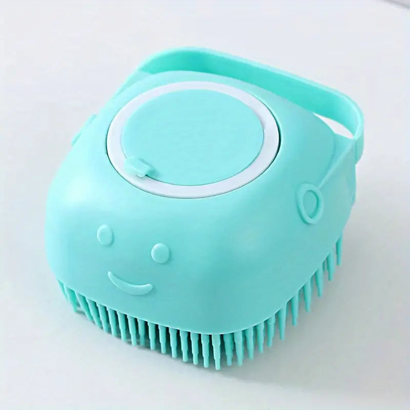 Pamper Your Pet with Our Silicone Shampoo Massage Dispenser Dog Bath Brush!