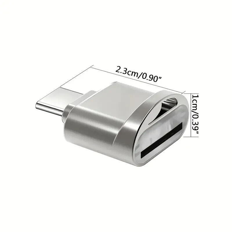 Type C Micro SD/TF Card Reader, USB C To Micro SD Memory Card C