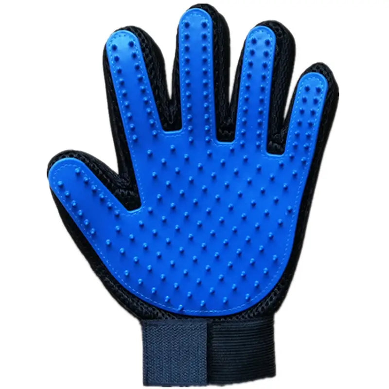 Pet Grooming Glove Gentle Deshedding Brush Glove Accessories Pet Grooming Gloves