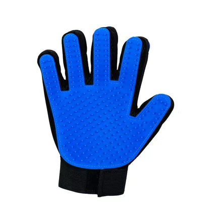Pet Grooming Glove Gentle Deshedding Brush Glove Accessories Pet Grooming Gloves