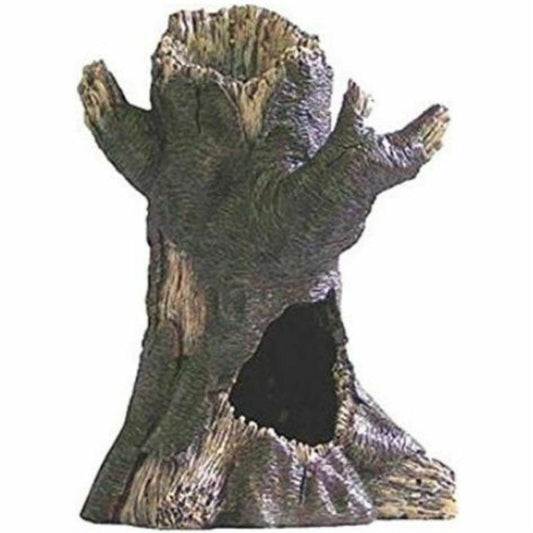 Aquatic Creations Medium Tree Trunk Aquarium Decor 1 count Brand New 16"X11"X11"