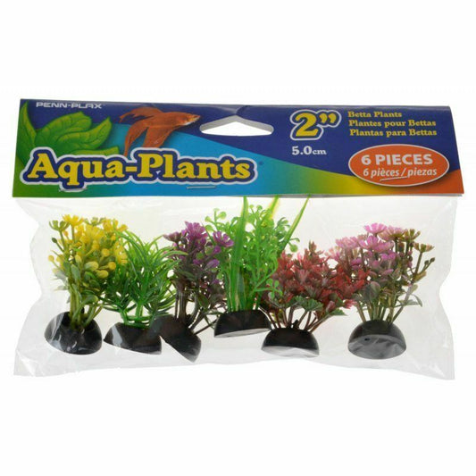 LM Penn Plax Aqua-Plants Betta Plants Small - 6 Count