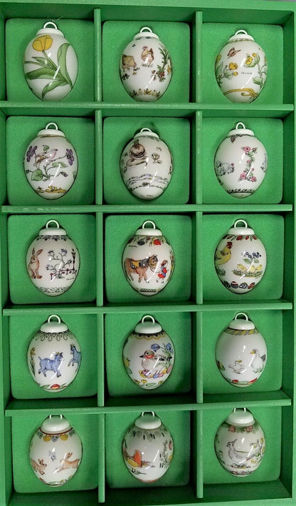 Miniature Egg Collectors Edition 1985 -'99 Winter & Baumann Hutschenreuther