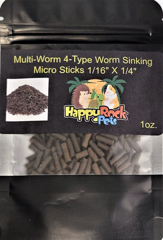 Multi-Worm 4-Type Worm Sinking Micro Sticks 1/16" x 1/4"