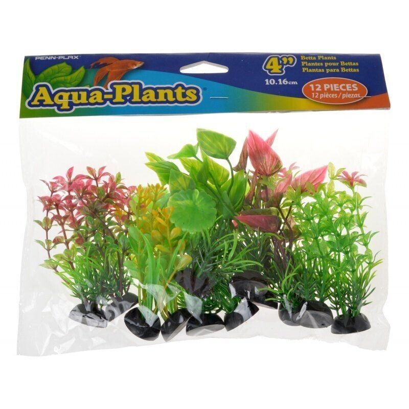 Penn Plax Aqua-Plants Betta Plants - Medium 12 Count