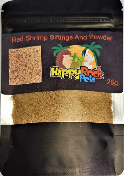 Red Shrimp Freeze Dried Sifting's - Fine powdery Sifting's for small fish, fry