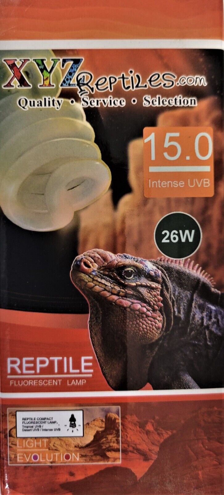 Reptile UVB Light Bulb 15.0 26w