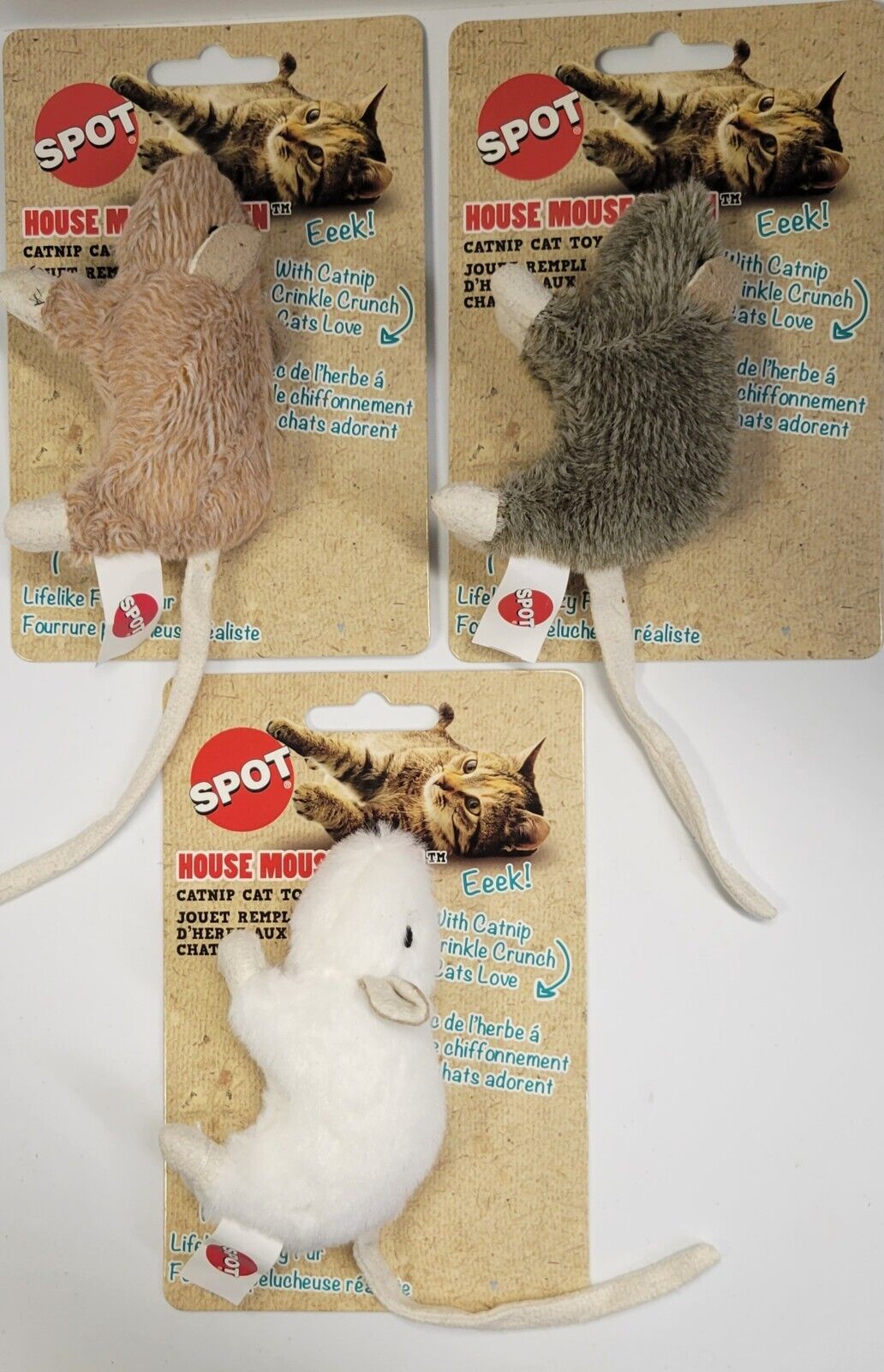 Spot House Mouse Helen Catnip Toy - Assorted Colors