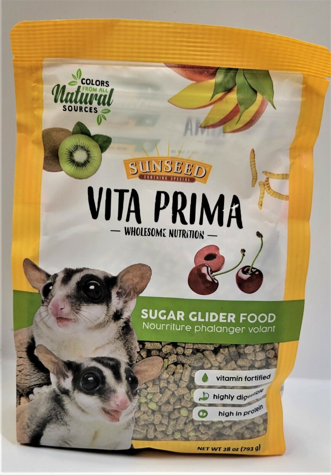 Sun Seed Vita Prima description Sugar Glider Food net weight 1.75 LBS