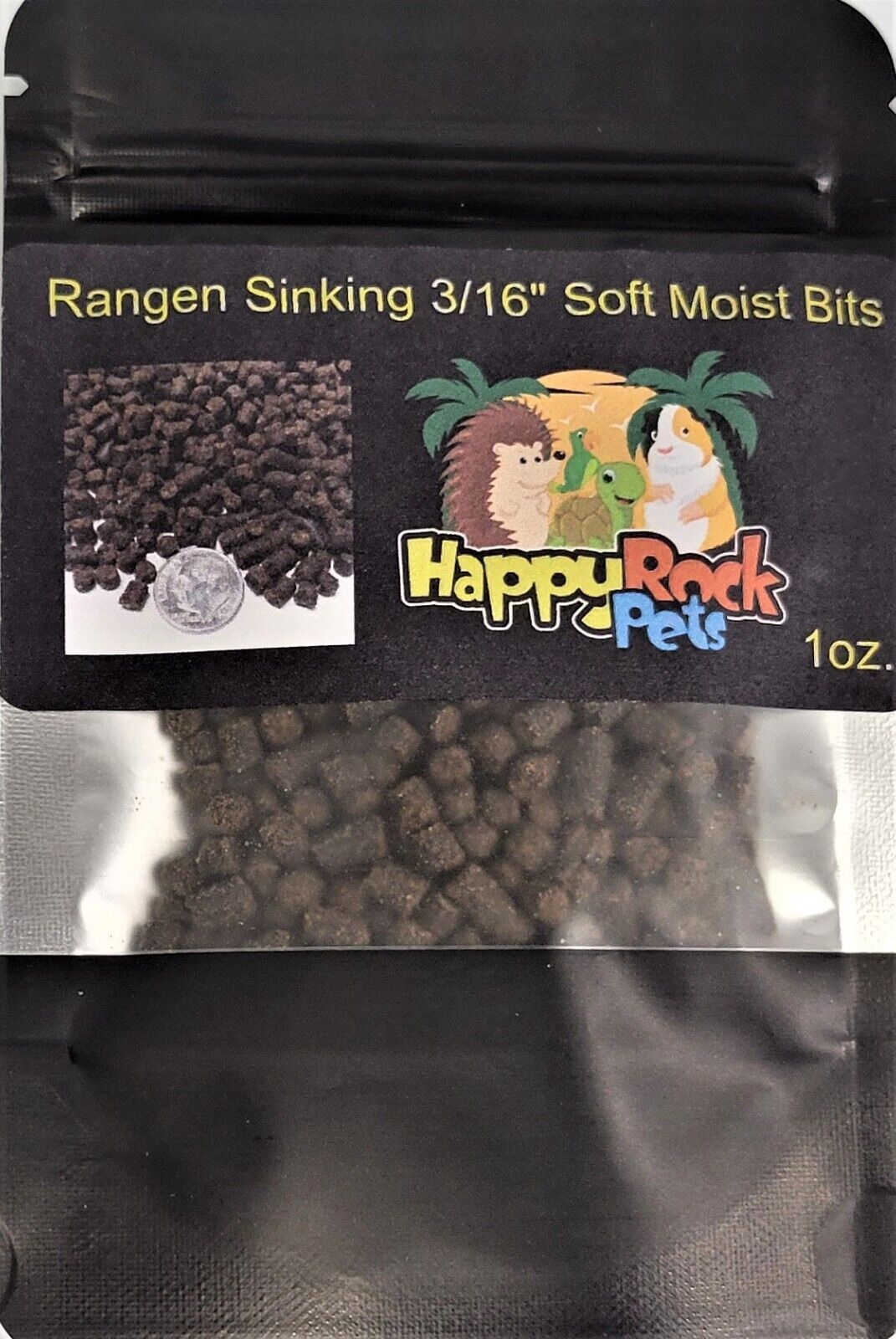 Axolotl 3/16" Soft Moist Sinking Pellets for Axolotls, Snails. Rangen 3/16"