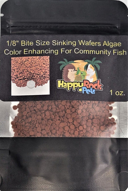 1/8" Micro Color Enhancing Bite Size Sinking Wafers, ALL Community Tropical Fish