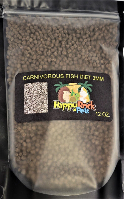 Carnivorous Fish Food 3mm slow sinking pellet